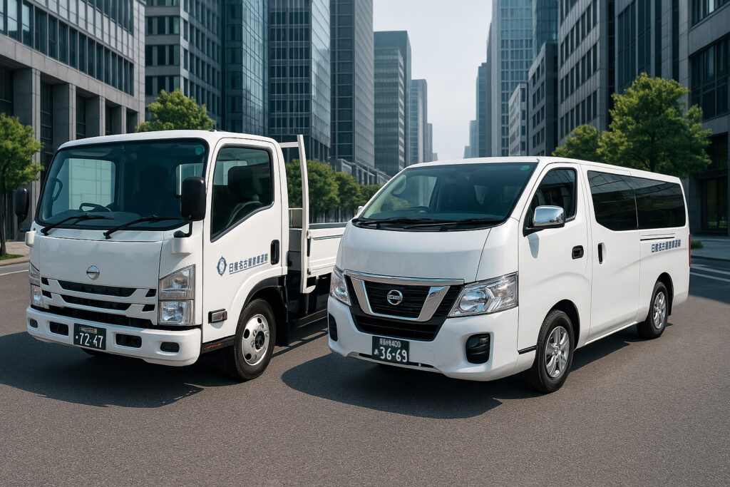 日産名古屋書庫運輸_運搬車両