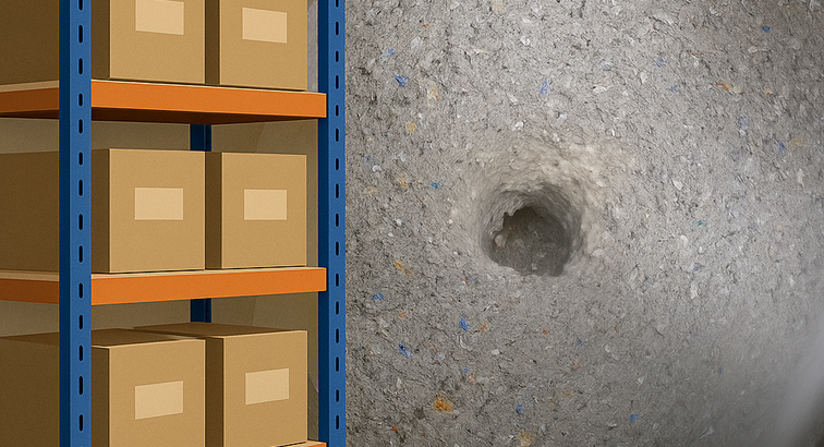 保管中の箱の溶解
（棚契約あり）